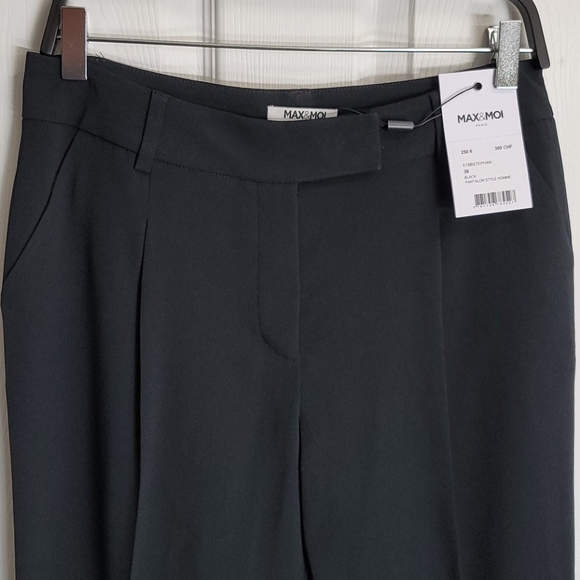 NWT Max & Moi Black Cropped Trouser Sz. 36 - Picture 5 of 10